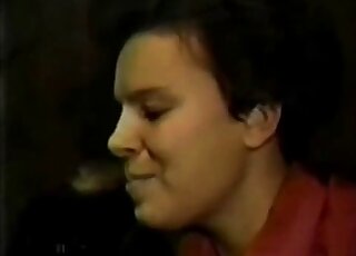 Vintage bestiality porn - Hot lady got missionary banged by black dog